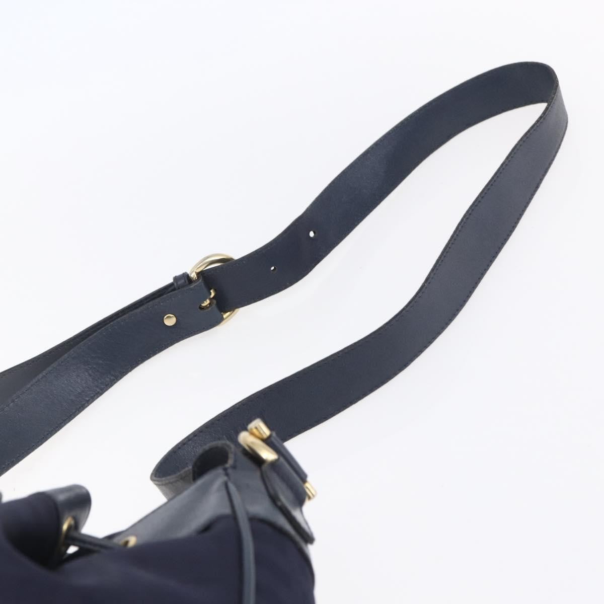 Burberry Vintage Shoulder Bag Nylon, NAVY, NYLON, Shoulder bag