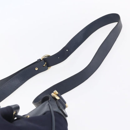 Burberry Vintage Shoulder Bag Nylon, NAVY, NYLON, Shoulder bag
