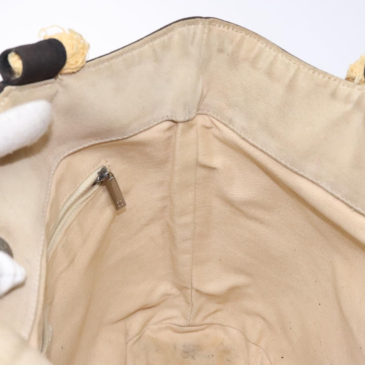 Chanel Camellia Flower Tote Canvas, BLACK, CANVAS, Tote bag