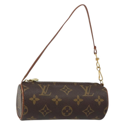 Louis Vuitton Papillon Pochette Monogram Canvas, BROWN, CANVAS, Clutche & pouche