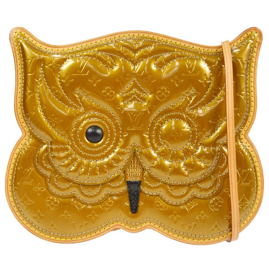 Louis Vuitton Conte De Fees Pochette Hibou Monogram Patent Leather, GOLD, PATENT_LEATHER, Shoulder bag