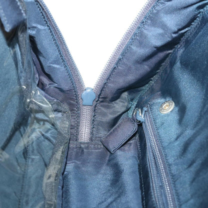 Prada Double Zip Wristlet Pouch Tessuto, NAVY, NYLON, Clutche & pouche