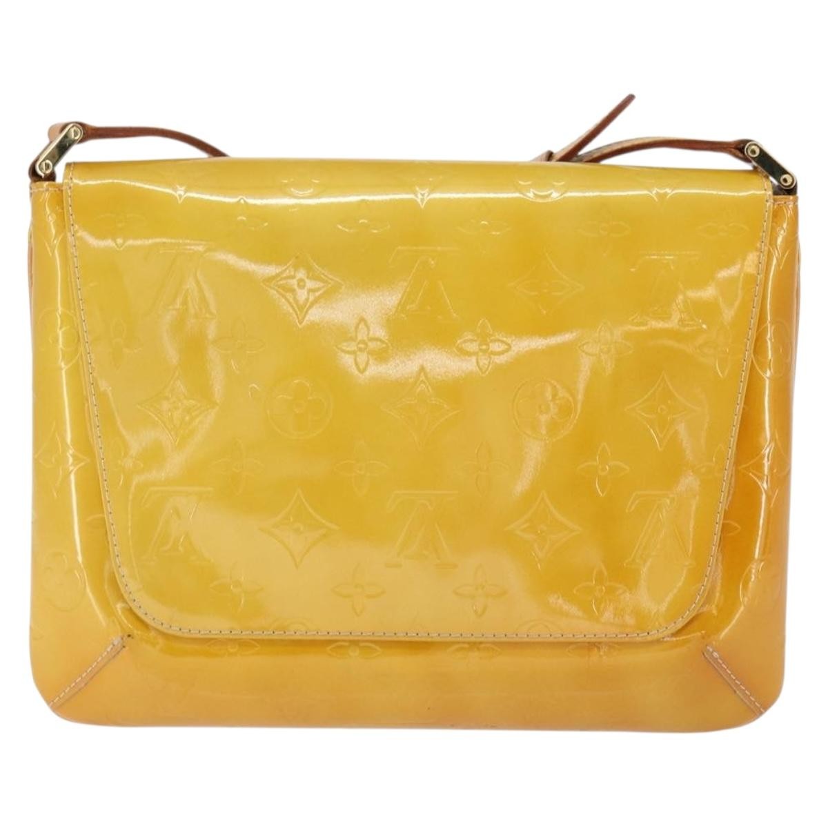 Louis Vuitton Thompson Street Handbag Monogram Vernis, BEIGE, PATENT_LEATHER, Shoulder bag