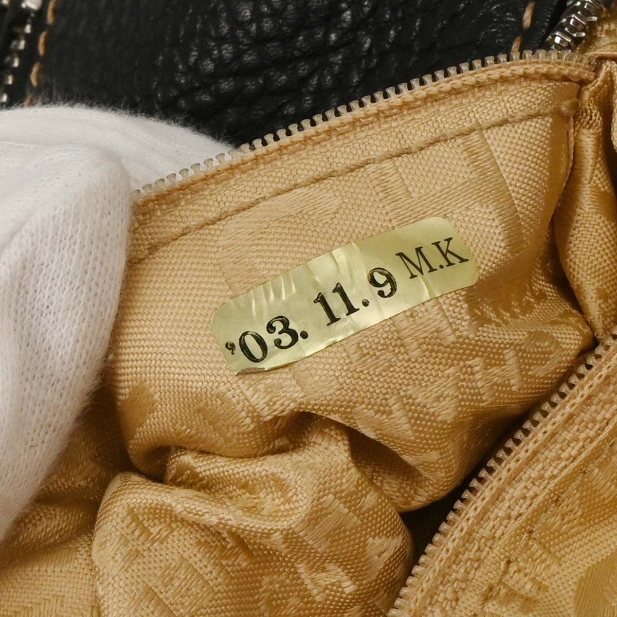 Chanel Lax Front Zip Bag Pebbled Leather, BLACK, LEATHER, Shoulder bag