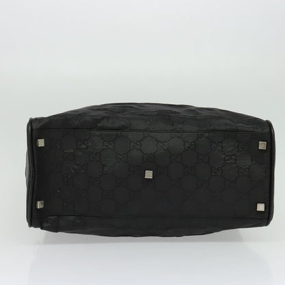 Gucci Vintage Boston Bag GG Canvas, BLACK, CANVAS, Travel bag