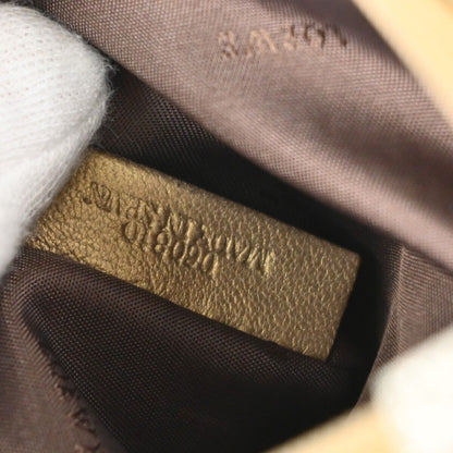 Loewe Anagram Clutch Bag Leather, GOLD, LEATHER, Clutche & pouche