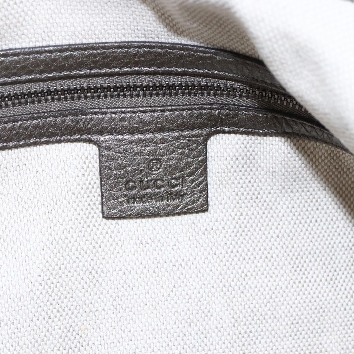 Gucci Soho Chain Hobo Leather, SILVER, LEATHER, Shoulder bag