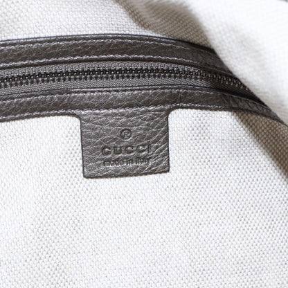 Gucci Soho Chain Hobo Leather, SILVER, LEATHER, Shoulder bag