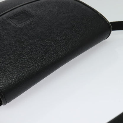 Burberry Flap Shoulder Bag Leather, BLACK, LEATHER, Shoulder bag