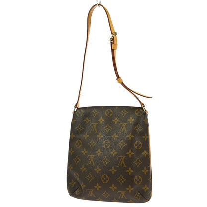 Louis Vuitton Musette Salsa Handbag Monogram Canvas, BROWN, CANVAS, Shoulder bag