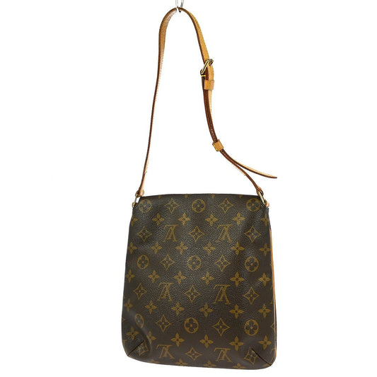 Louis Vuitton Musette Salsa Handbag Monogram Canvas, BROWN, CANVAS, Shoulder bag