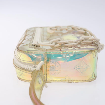 Louis Vuitton Pochette Volga Limited Edition Monogram Prism PVC, SILVER, PVC, Clutche & pouche
