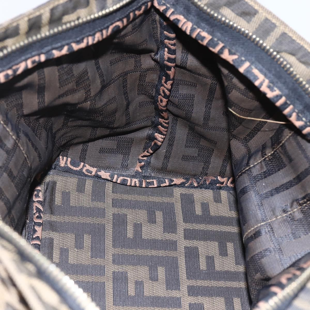 Fendi Zucca Tote bag FF motif, BROWN, CANVAS, Tote bag