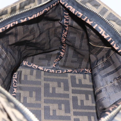Fendi Zucca Tote bag FF motif, BROWN, CANVAS, Tote bag