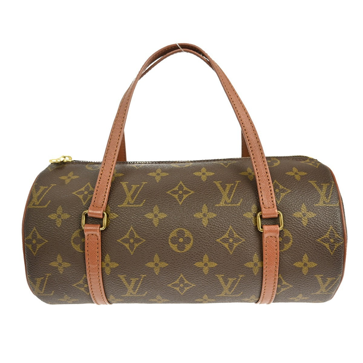 Louis Vuitton Papillon Handbag Monogram Canvas, BROWN, CANVAS, Handbag