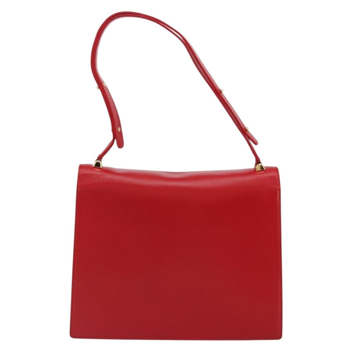 Louis Vuitton Opera Delphes Shoulder Bag Leather, RED, LEATHER, Shoulder bag