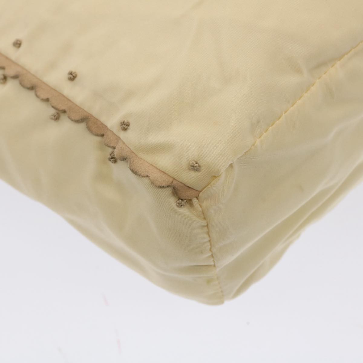 Prada Tote Vitello Daino Vitello Daino, BEIGE, NYLON, Tote bag