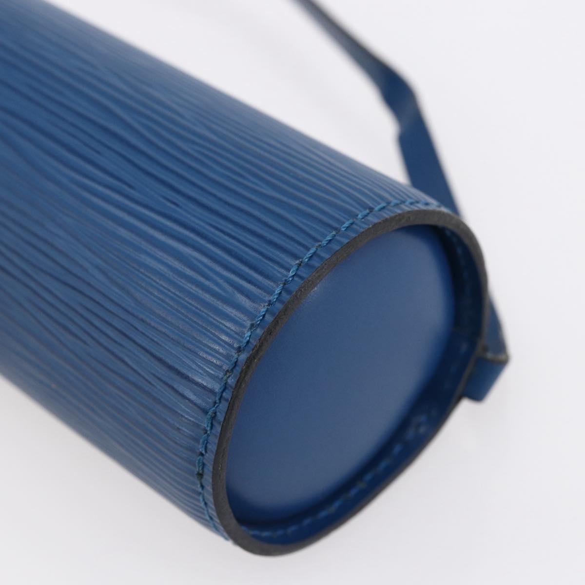 Louis Vuitton Soufflot Pochette Epi Leather, BLUE, LEATHER, Clutche & pouche