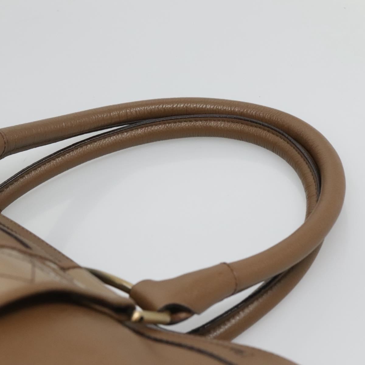 Burberry Nova Check Tote Leather, BROWN, LEATHER, Tote bag