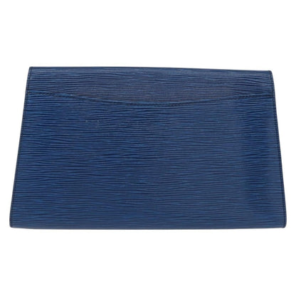Louis Vuitton Art Deco Clutch Epi Leather, BLUE, LEATHER, Clutche & pouche