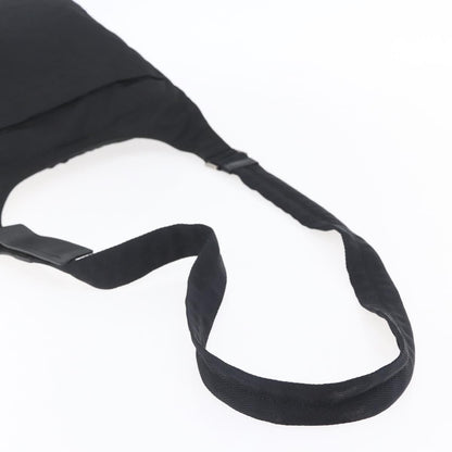 Prada Zip Messenger Quilted Tessuto, BLACK, NYLON, Shoulder bag