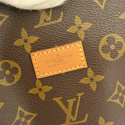 Louis Vuitton Saumur Handbag Monogram Canvas, BROWN, CANVAS, Shoulder bag