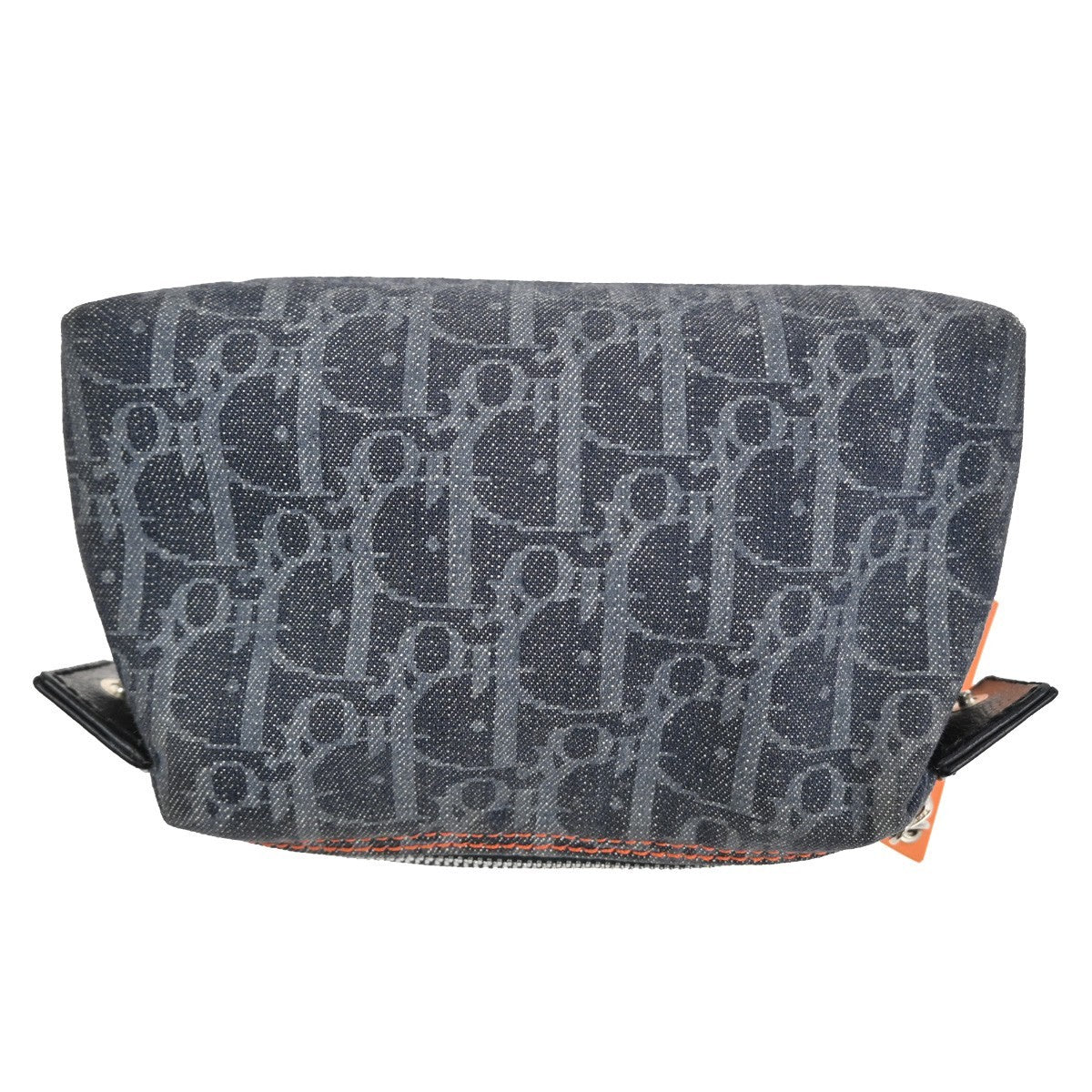 Christian Dior Flight pouch Trotter Pattern Denim, BLUE, DENIM_JEANS, Clutche & pouche