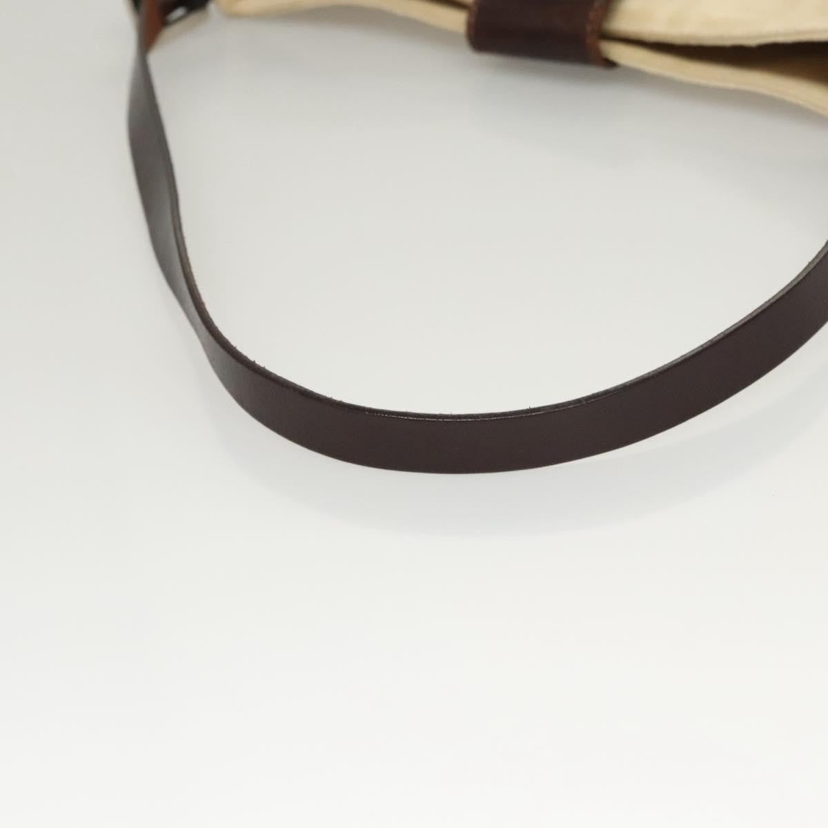 Fendi Mamma Baguette Shoulder Bag Canvas, BEIGE, CANVAS, Shoulder bag