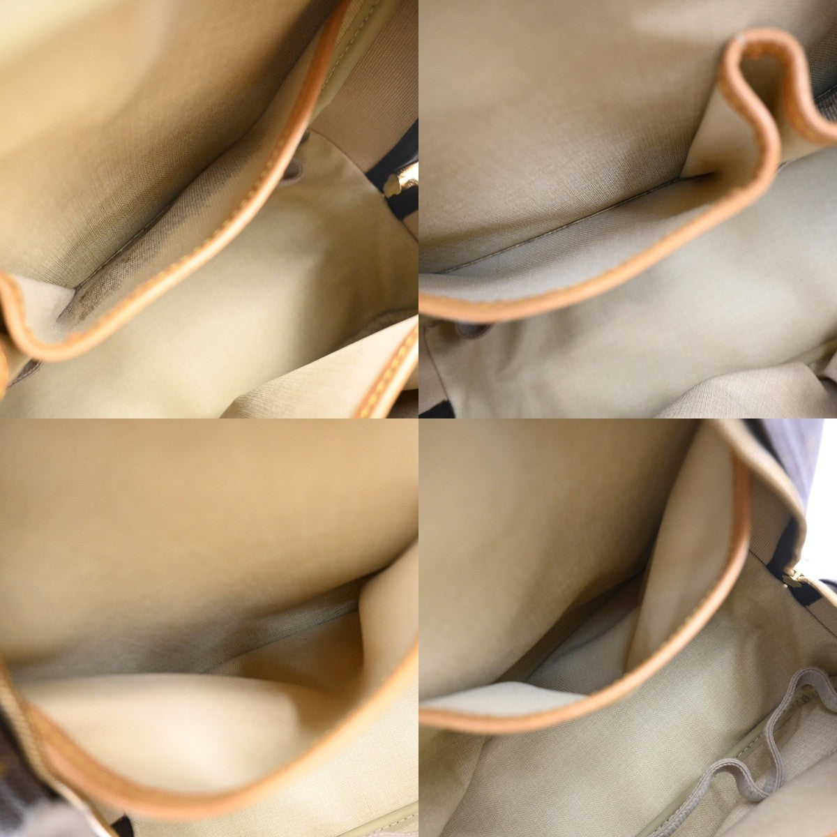 Louis Vuitton Deauville Handbag Monogram Canvas, BROWN, CANVAS, Handbag