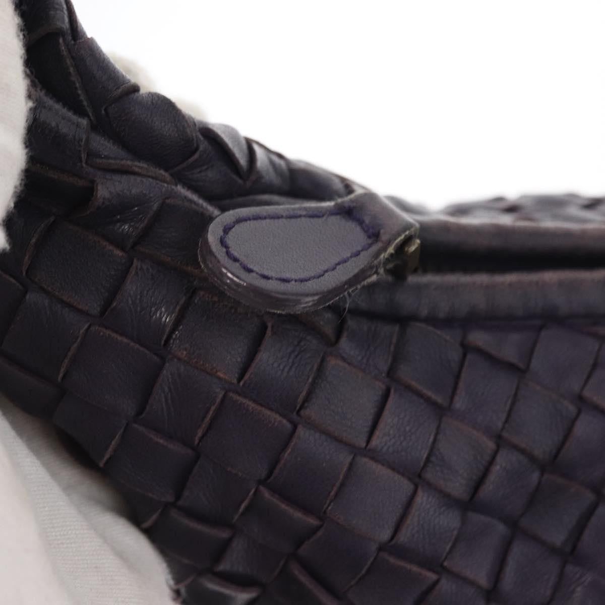 Bottega Veneta Veneta Hobo Pleated Intrecciato Nappa, PURPLE, LEATHER, Shoulder bag
