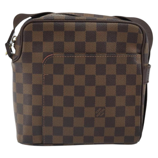 Louis Vuitton Olav Handbag Damier, BROWN, CANVAS, Shoulder bag