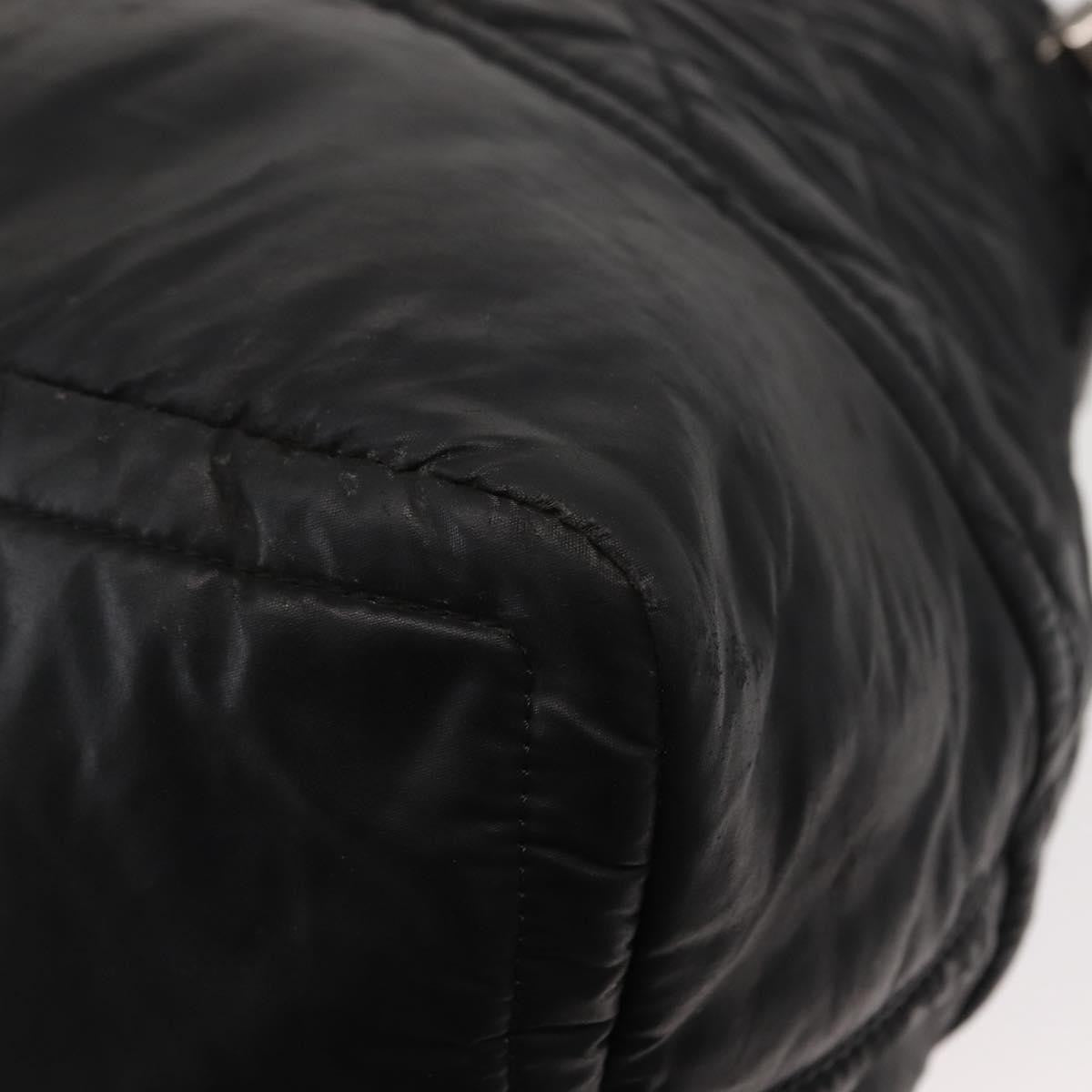 Chanel Vertical Sport Weekender Bag Quilted Nylon, BLACK, NYLON, Travel bag