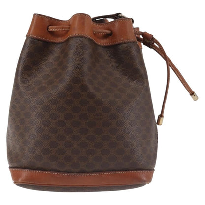 Celine Vintage Shoulder Bag Canvas, BROWN, CANVAS, Shoulder bag