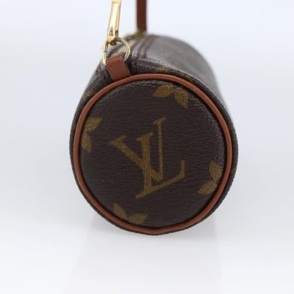 Louis Vuitton Papillon Pochette Monogram Canvas, BROWN, CANVAS, Clutche & pouche
