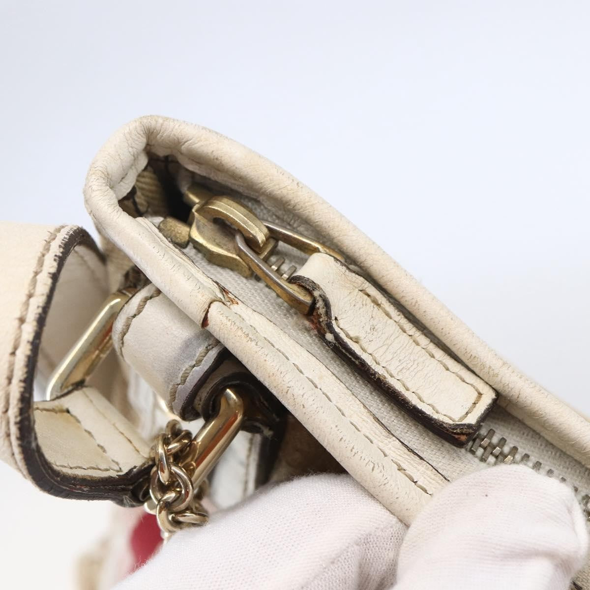 Gucci Jolicoeur Messenger Bag GG Canvas, BEIGE, CANVAS, Shoulder bag