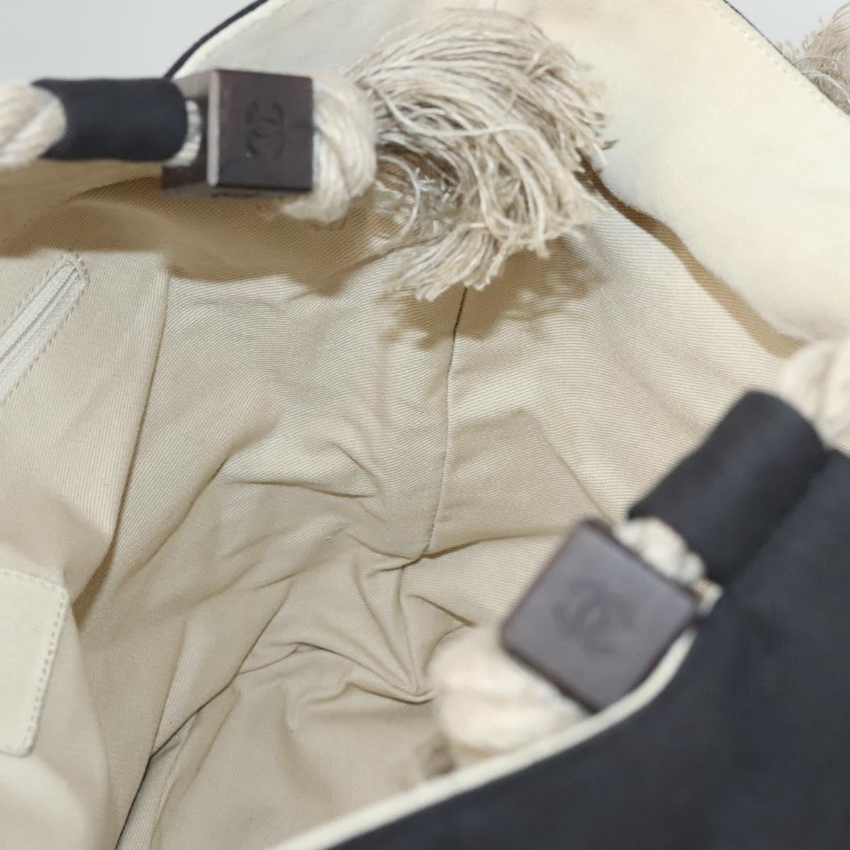 Chanel Camellia Flower Tote Canvas, BLACK, CANVAS, Tote bag