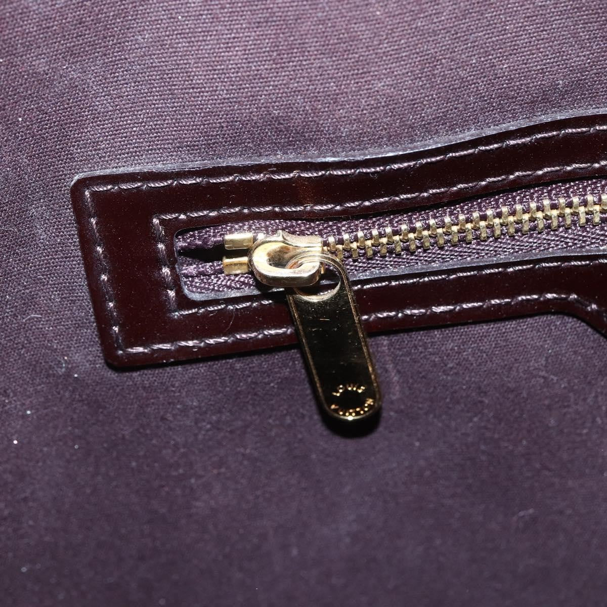 Louis Vuitton Avalon Handbag Monogram Vernis, PURPLE, PATENT_LEATHER, Handbag