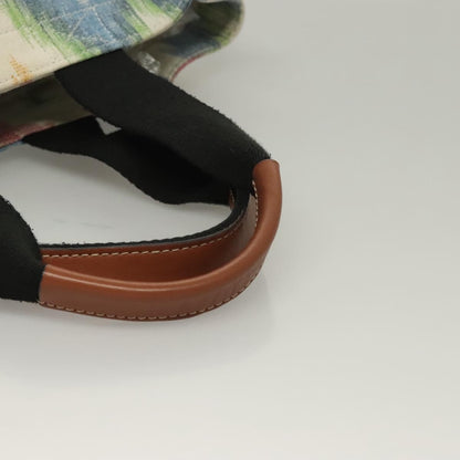 Loewe Paula's Ibiza Tote Embellished Printed Canvas, MULTICOLOUR, CANVAS, Tote bag