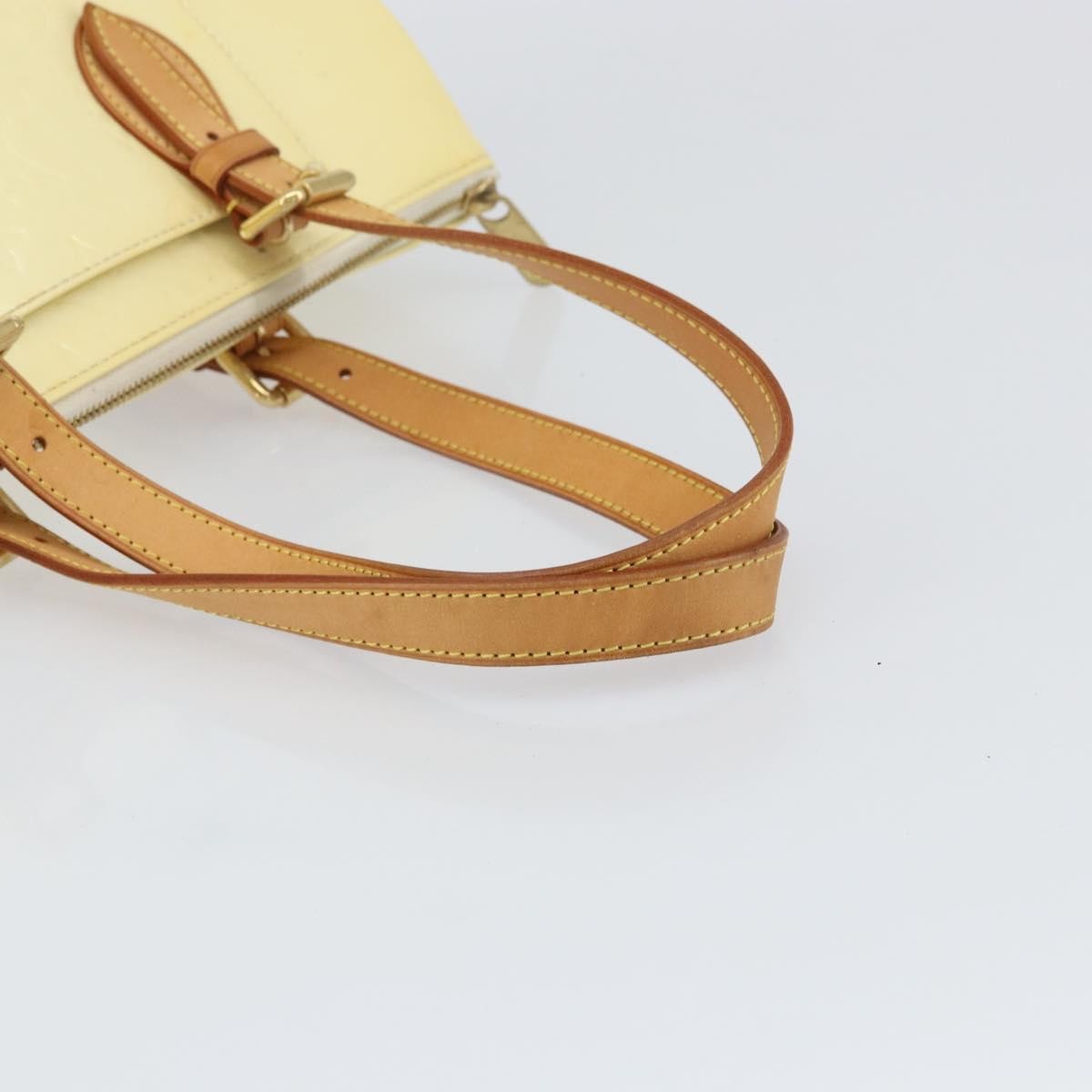 Louis Vuitton Rosewood Avenue Handbag Monogram Vernis, BEIGE, PATENT_LEATHER, Handbag