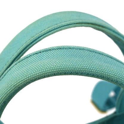 Prada Canapa Tote Rhinestone Embellished Canvas, BLUE, CANVAS, Tote bag