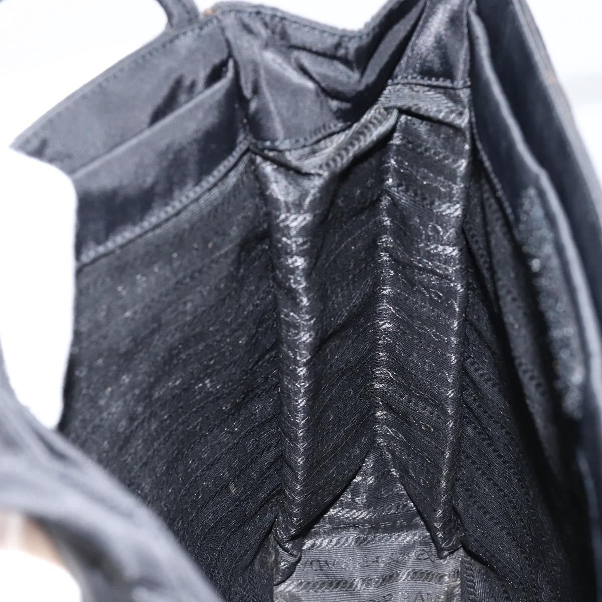 Prada Vintage Shoulder Bag Tessuto, BLACK, NYLON, Shoulder bag