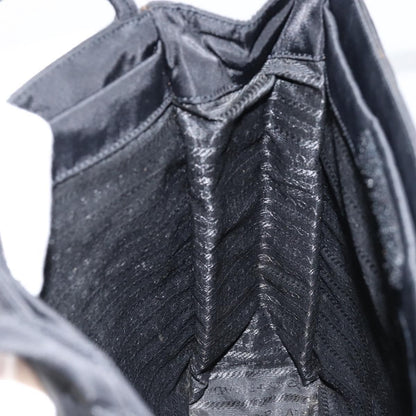 Prada Vintage Shoulder Bag Tessuto, BLACK, NYLON, Shoulder bag