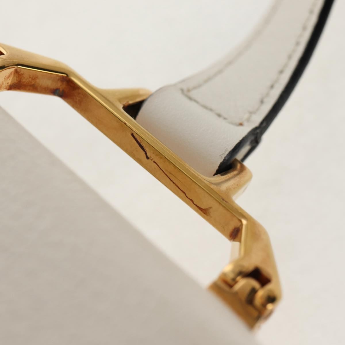 Miu Miu Madras Crystal Buckle Shoulder Bag Leather, WHITE, LEATHER, Shoulder bag