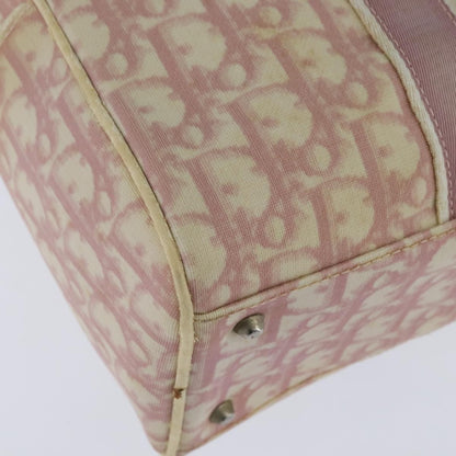 Christian Dior Vintage Trotter Boston Bag Diorissimo Coated Canvas, PINK, PVC, Handbag
