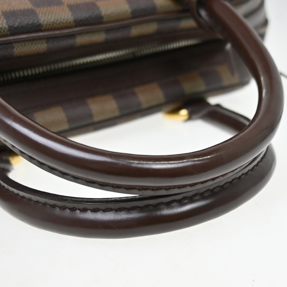 Louis Vuitton Duomo Boston Bag Damier, Brown, Canvas, Handbag
