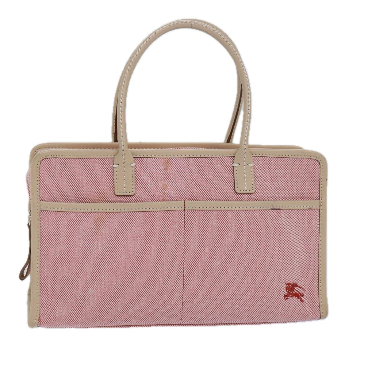 Burberry Blue Label Handbag Canvas, PINK, CANVAS, Handbag