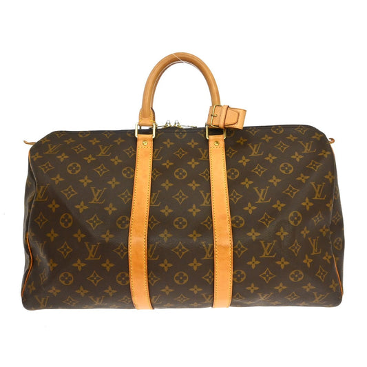 Louis Vuitton Keepall Bag Monogram Canvas, Brown, Canvas, Travel Bag