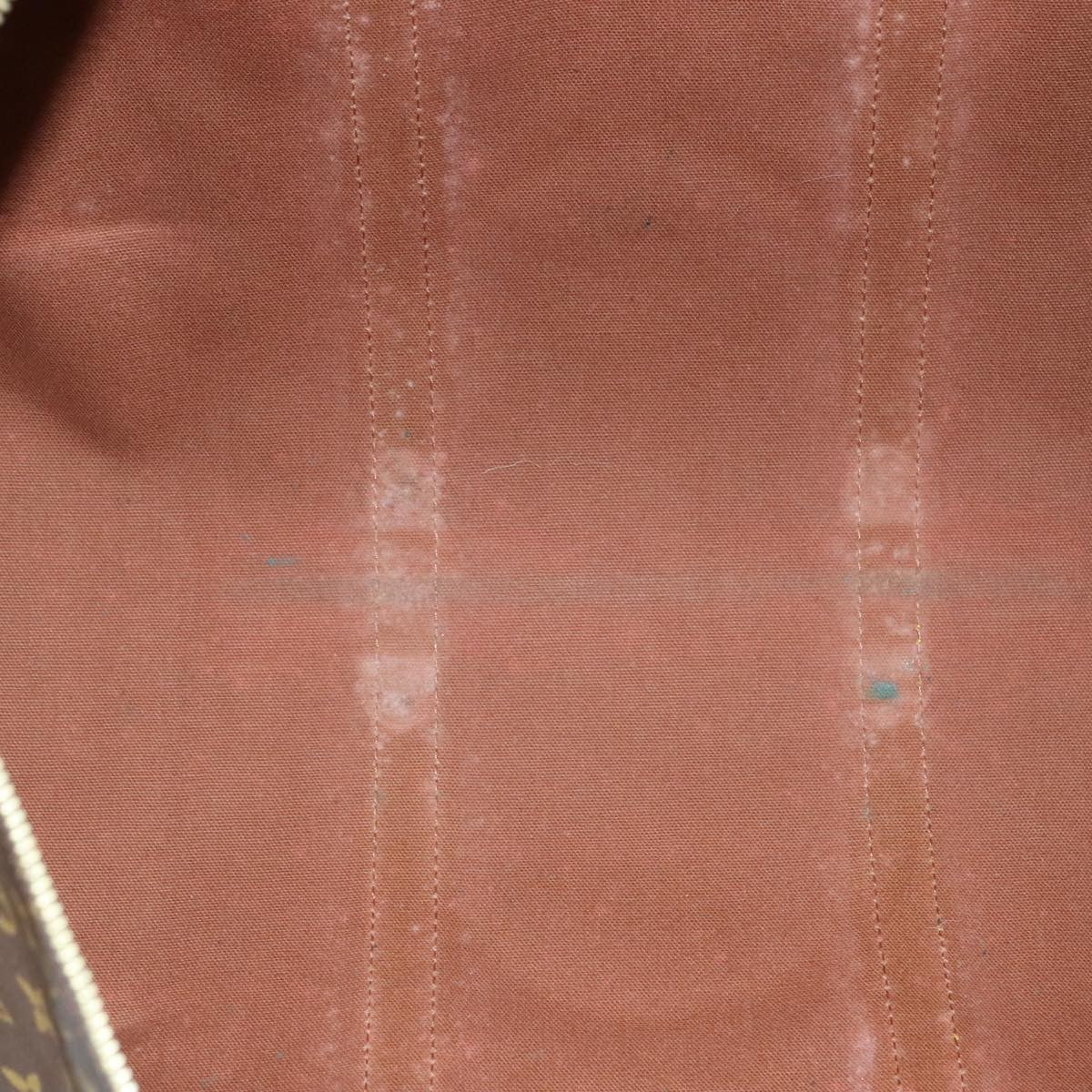 Louis Vuitton Keepall Bag Monogram Canvas, BROWN, CANVAS, Travel bag