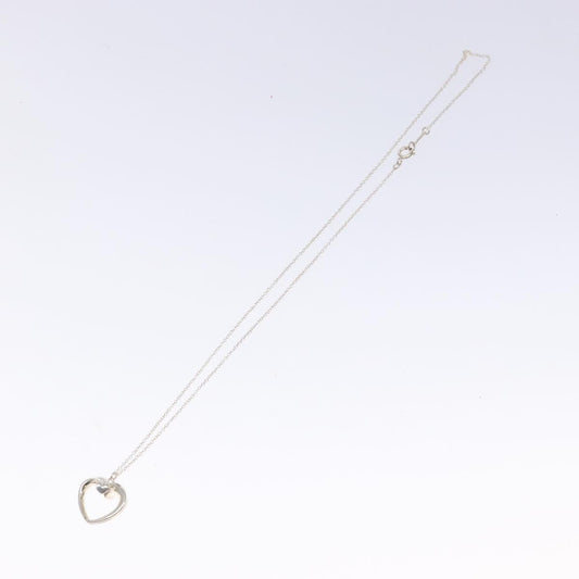 Tiffany & Co. Paloma Picasso Tenderness Heart Pendant Necklace Sterling Silver, SILVER, SILVER, Necklace