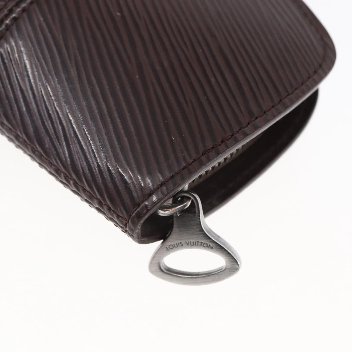 Louis Vuitton Demi Lune Coin Purse Epi Leather, BROWN, LEATHER, Wallets